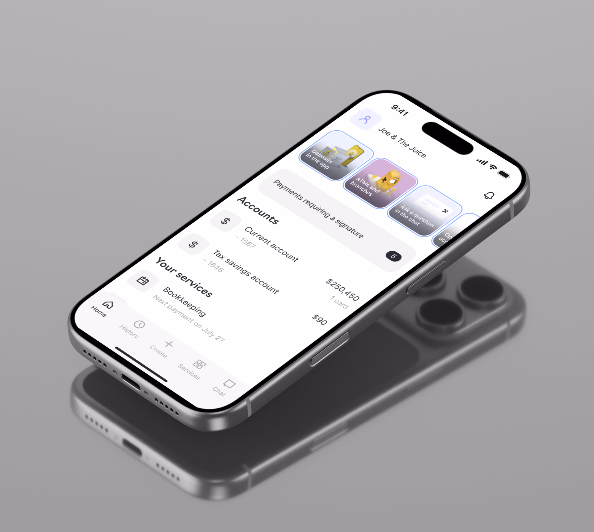 Main screen redesign for mobile adoption